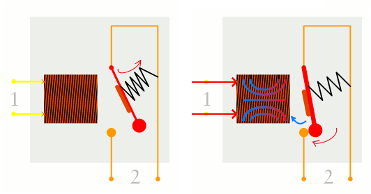 常開(kāi)和常閉繼電器如何使用一個(gè)電路打開(kāi)第二個(gè)電路，繼電器的工作電路圖？