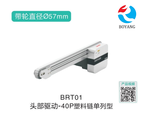 皮帶輸送機BRT01頭部驅動塑料鏈單列型
