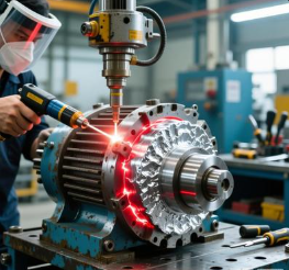 大功率減速機齒輪采用激光熔覆，修復(fù)后精度能恢復(fù)嗎？